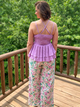 Load image into Gallery viewer, Lilac Peplum Top
